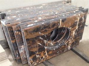 Black Golden Flower Countertop
